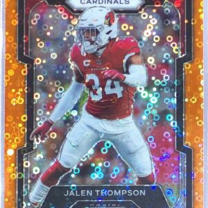 2023 Prizm Jalen Thompson Orange Disco #8 Cardinals