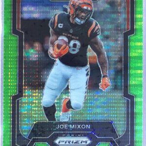 2023 Prizm Joe Mixon Neon Green Pulsar #58 Bengals