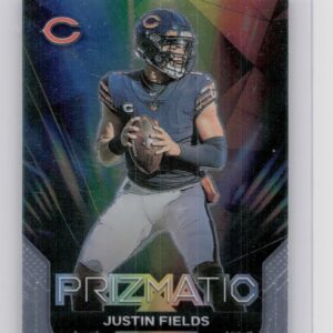 2023 Prizm Justin Fields Prizmatic Prizms Silver #3 Bears