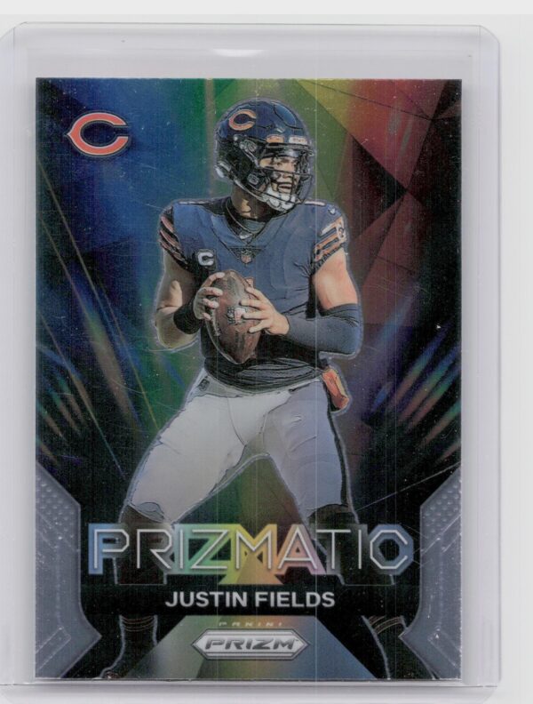 2023 Prizm Justin Fields Prizmatic Prizms Silver #3 Bears