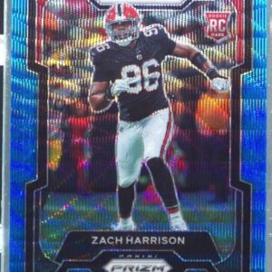 2023 Prizm Zach Harrison RC Blue Wave /199 #306 Falcons