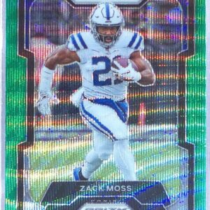 2023 Prizm Zack Moss Green Wave #132 Colts