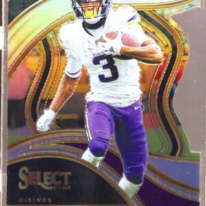 2023 Select Jordan Addison RC Silver Prizms Die Cuts #254 Vikings