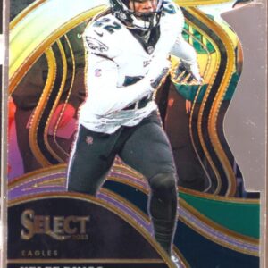 2023 Select Kelee Ringo RC Black and Green Prizms Die Cuts #245 Eagles