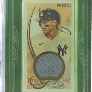 2023 Topps Allen & Ginter Anthony Rizzo JSY #MFR-ARI Yankees Framed Mini Relics