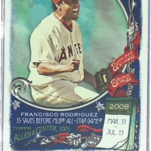 2023 Topps Allen & Ginter Francisco Rodriguez #SS-12 Angels Spotless Spans