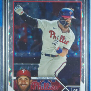 2023 Topps Bryce Harper Silver Pattern Foilboard #3 Phillies