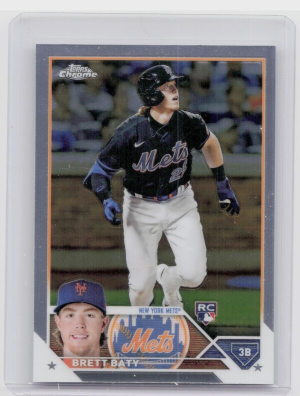 2023 Topps Chrome Brett Baty RC #204 Mets