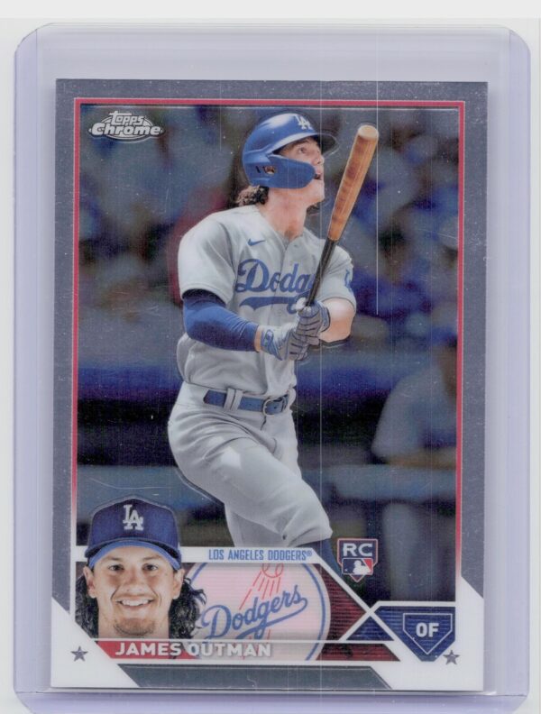 2023 Topps Chrome James Outman RC #81 Dodgers