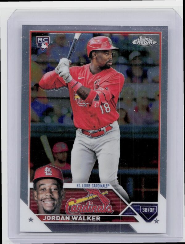 2023 Topps Chrome Jordan Walker RC #209 Cardinals