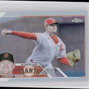2023 Topps Chrome Logan Webb Refractor #32 Giants