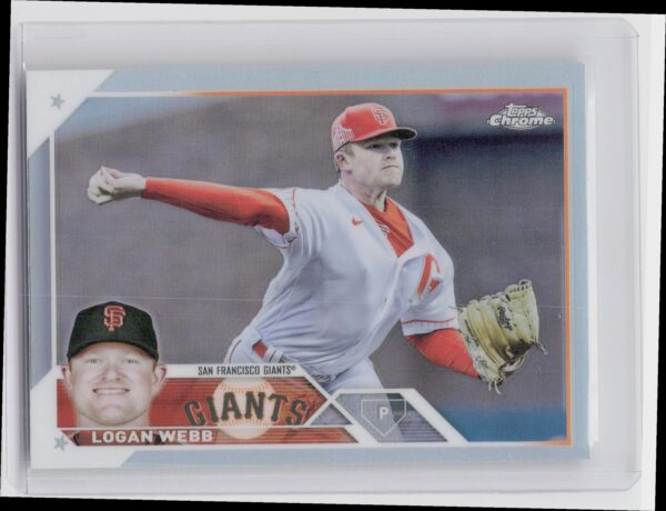2023 Topps Chrome Logan Webb Refractor #32 Giants