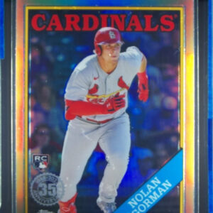 2023 Topps Chrome Nolan Gorman #88BC-18 Cardinals 1988 Topps Baseball