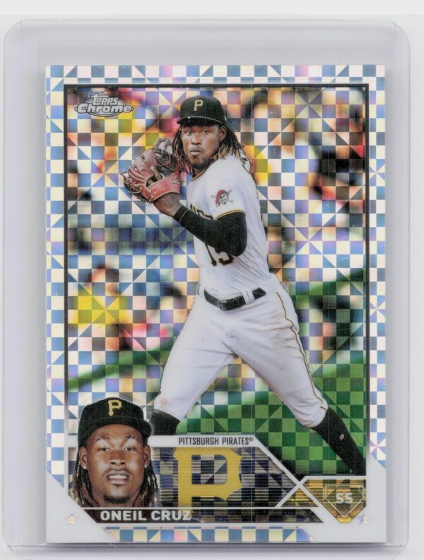2023 Topps Chrome Oneil Cruz X Fractor #15 Pirates