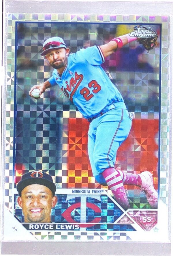 2023 Topps Chrome Royce Lewis X Fractor #51 Twins