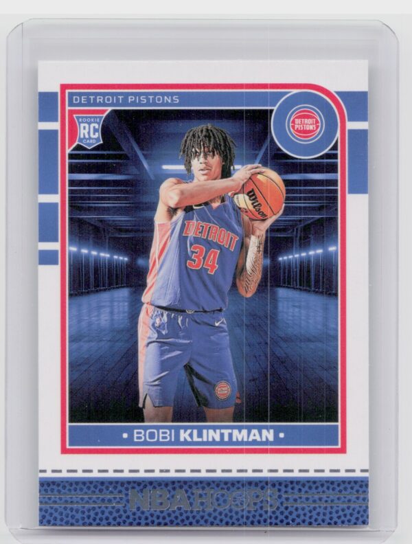 2024-25 Hoops Bobi Klintman RC #267 Pistons