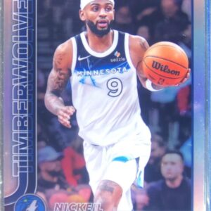 2024-25 Panini Prizm Black Nickeil Alexander-Walker #193 Timberwolves