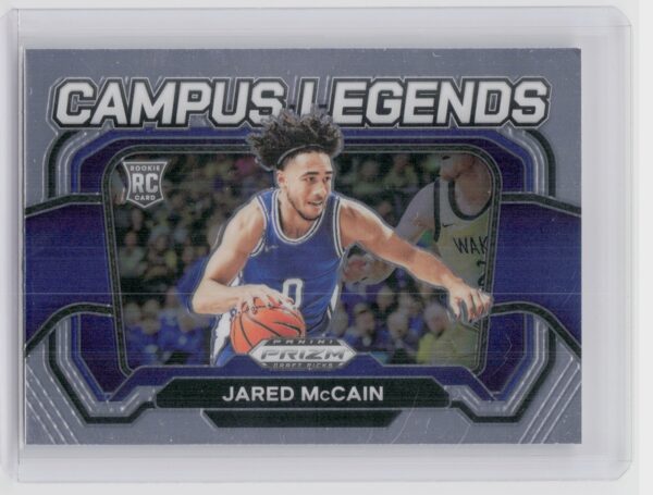 2024-25 Panini Prizm Draft Picks Jared McCain RC #6 Devils Campus Legends