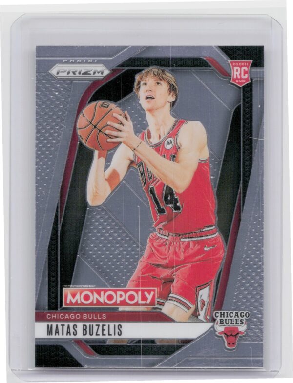 2024-25 Panini Prizm Monopoly Matas Buzelis RC 12 Bulls
