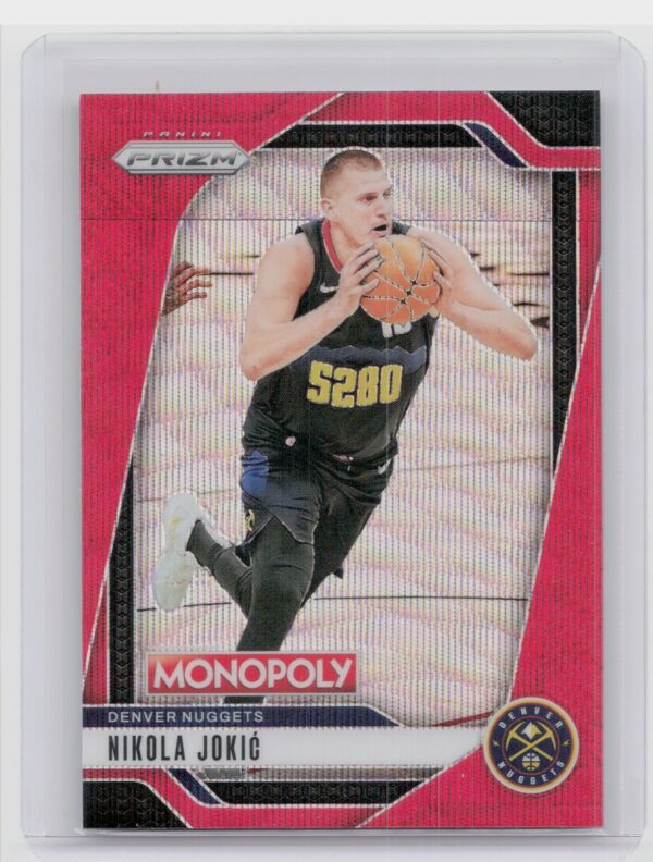 2024-25 Panini Prizm Monopoly Nikola Jokic Red Prizms #55 Nuggets