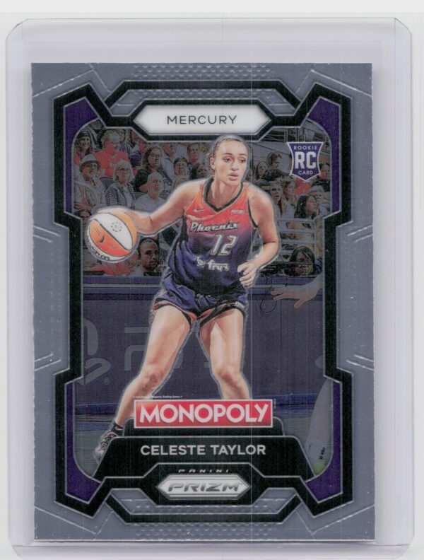 2024-25 Panini Prizm Monopoly WNBA Celeste Taylor RC 66 Mercury
