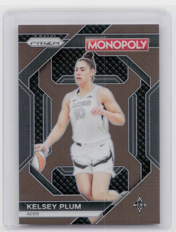 2024-25 Panini Prizm Monopoly WNBA Kelsey Plum /249 WNBA2 Aces All Star Brown