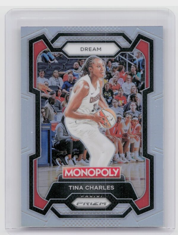 2024-25 Panini Prizm Monopoly WNBA Tina Charles Silver Prizms 71 Dream