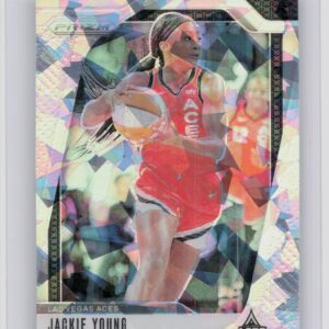 2024-25 Panini Prizm WNBA Jackie Young Ice Prizms #1 Aces