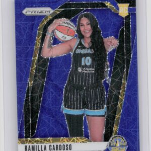 2024-25 Panini Prizm WNBA Kamilla Cardoso Blue Velocity Prizms RC #149 Sky