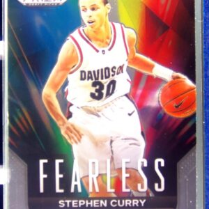 2024-25 Prizm Draft Picks Stephen Curry #19 Wildcats Fearless