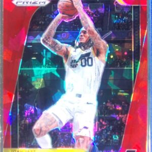 2024-25 Prizm Jordan Clarkson Prizms Red Ice #3 Jazz