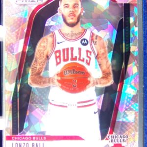 2024-25 Prizm Lonzo Ball Prizms Ice #75 Bulls