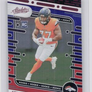 2024 Absolute Audric Estime Red and Blue RC 193 Broncos