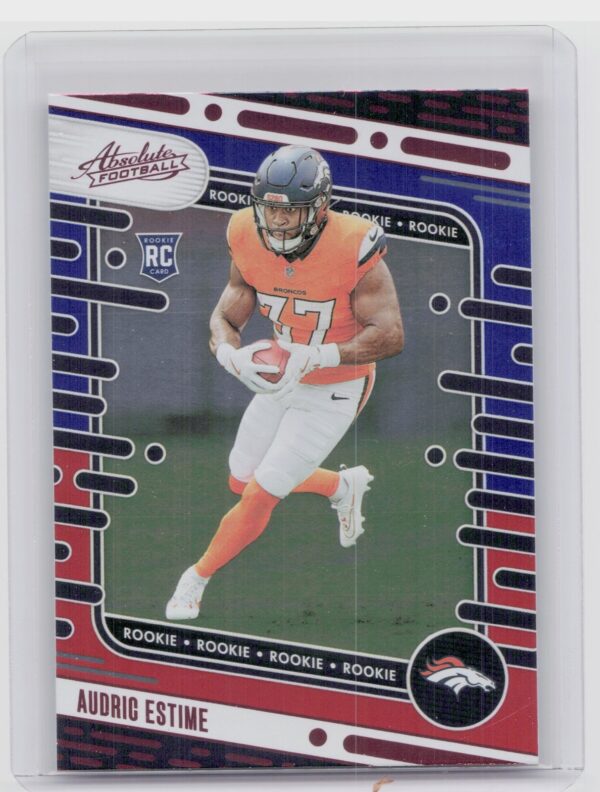 2024 Absolute Audric Estime Red and Blue RC 193 Broncos