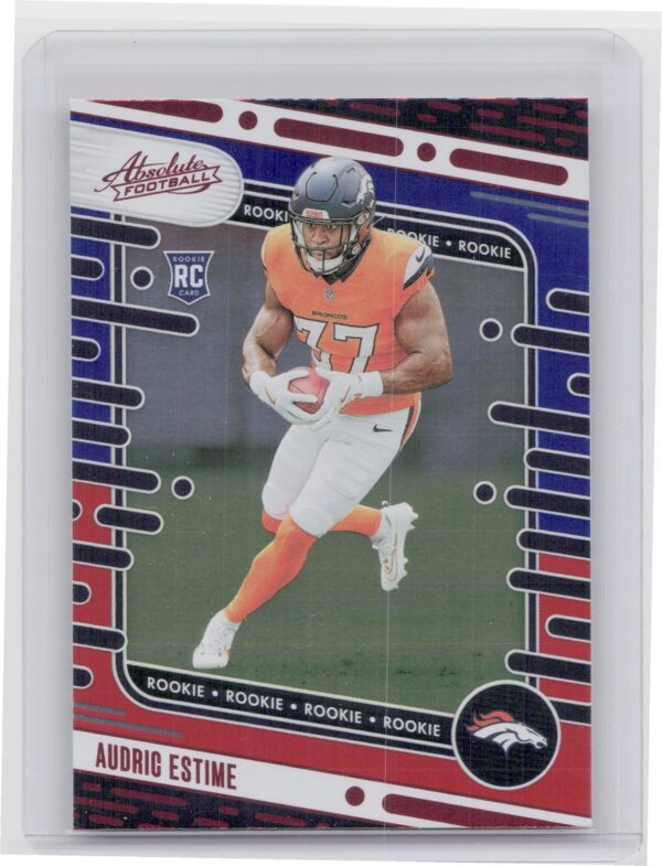 2024 Absolute Audric Estime Red and Blue RC 193 Broncos