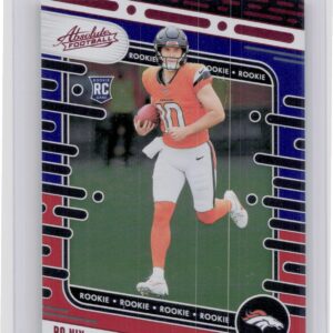 2024 Absolute Bo Nix Red and Blue RC 112 Broncos