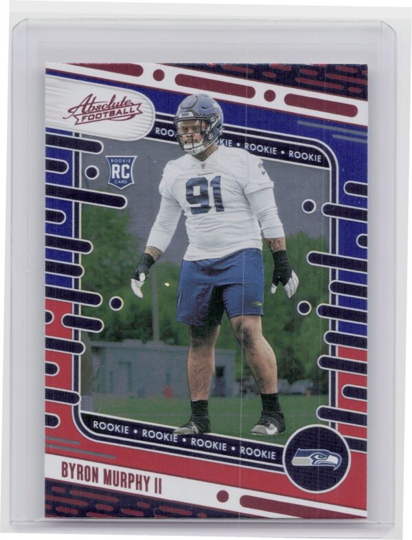 2024 Absolute Byron Murphy II Red and Blue RC 116 Seahawks