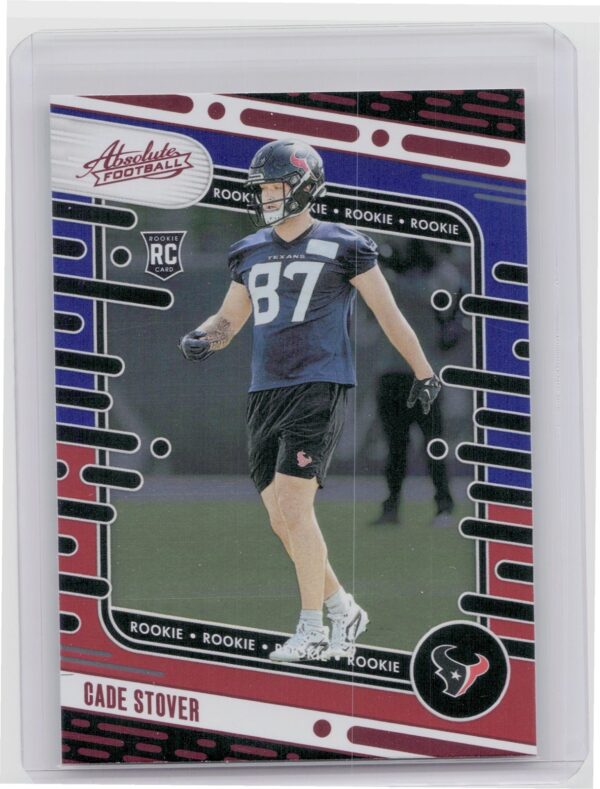 2024 Absolute Cade Stover Red and Blue RC 185 Texans