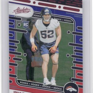 2024 Absolute Jonah Elliss Red and Blue RC 164 Broncos