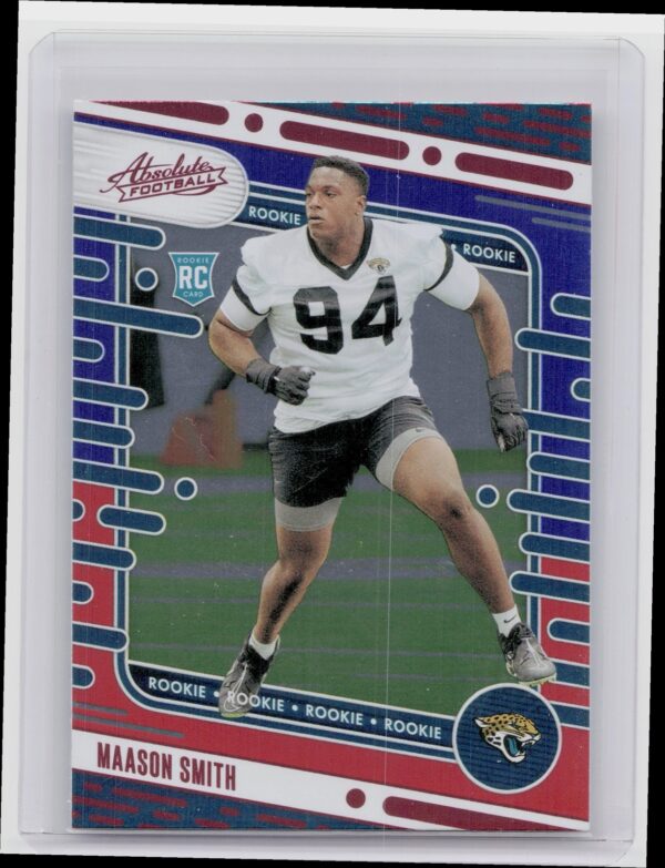 2024 Absolute Maason Smith Red and Blue RC 148 Jaguars