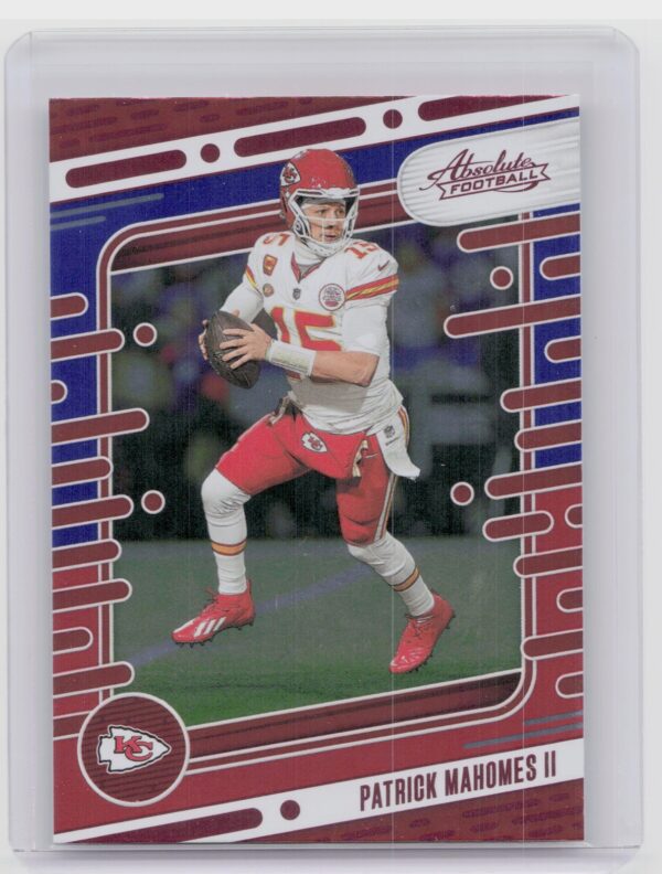 2024 Absolute Patrick Mahomes II Red and Blue 50 Chiefs