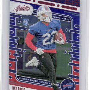 2024 Absolute Ray Davis Red and Blue RC #188 Bills