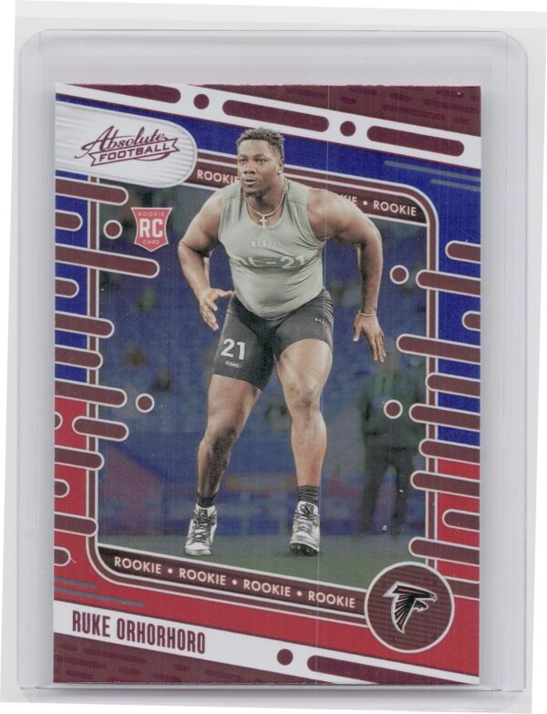 2024 Absolute Ruke Orhorhoro Red and Blue RC #135 Falcons