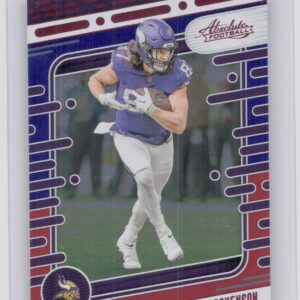 2024 Absolute T.J. Hockenson Red and Blue 72 Vikings