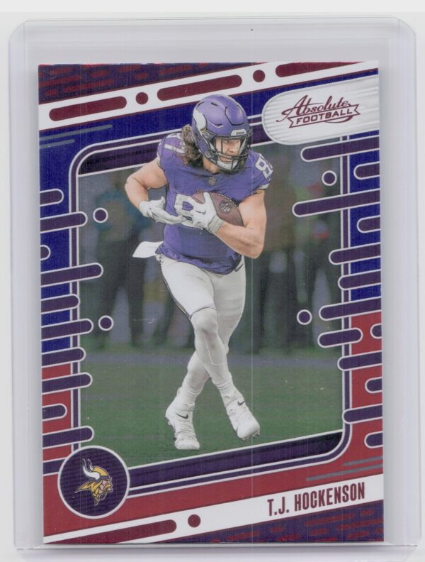 2024 Absolute T.J. Hockenson Red and Blue 72 Vikings