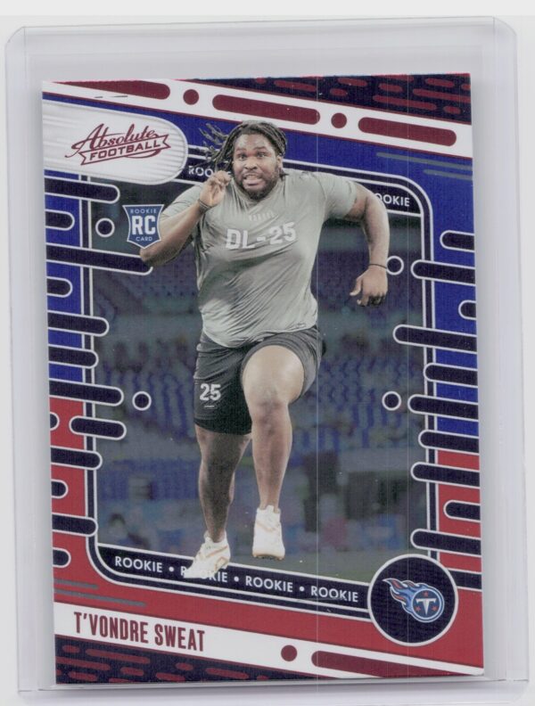 2024 Absolute T'Vondre Sweat Red and Blue RC 138 Titans