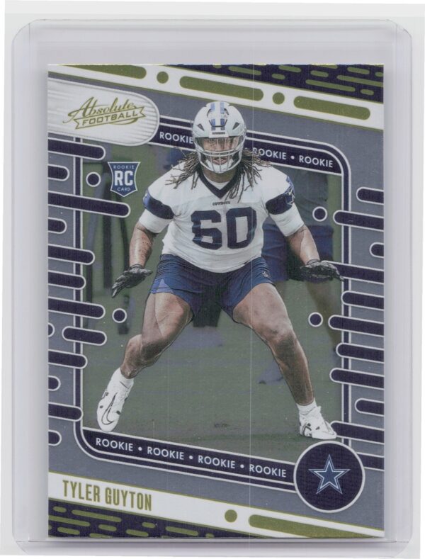 2024 Absolute Tyler Guyton Yellow RC 129 Cowboys