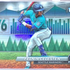 2024 Bowman Felnin Celesten #BTP-76 Mariners Bowman Scouts' Top 100