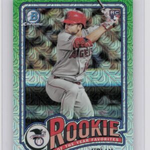 2024 Bowman Nolan Schanuel #ROY-9 Angels Rookie of the Year Favorites Mojo Refra