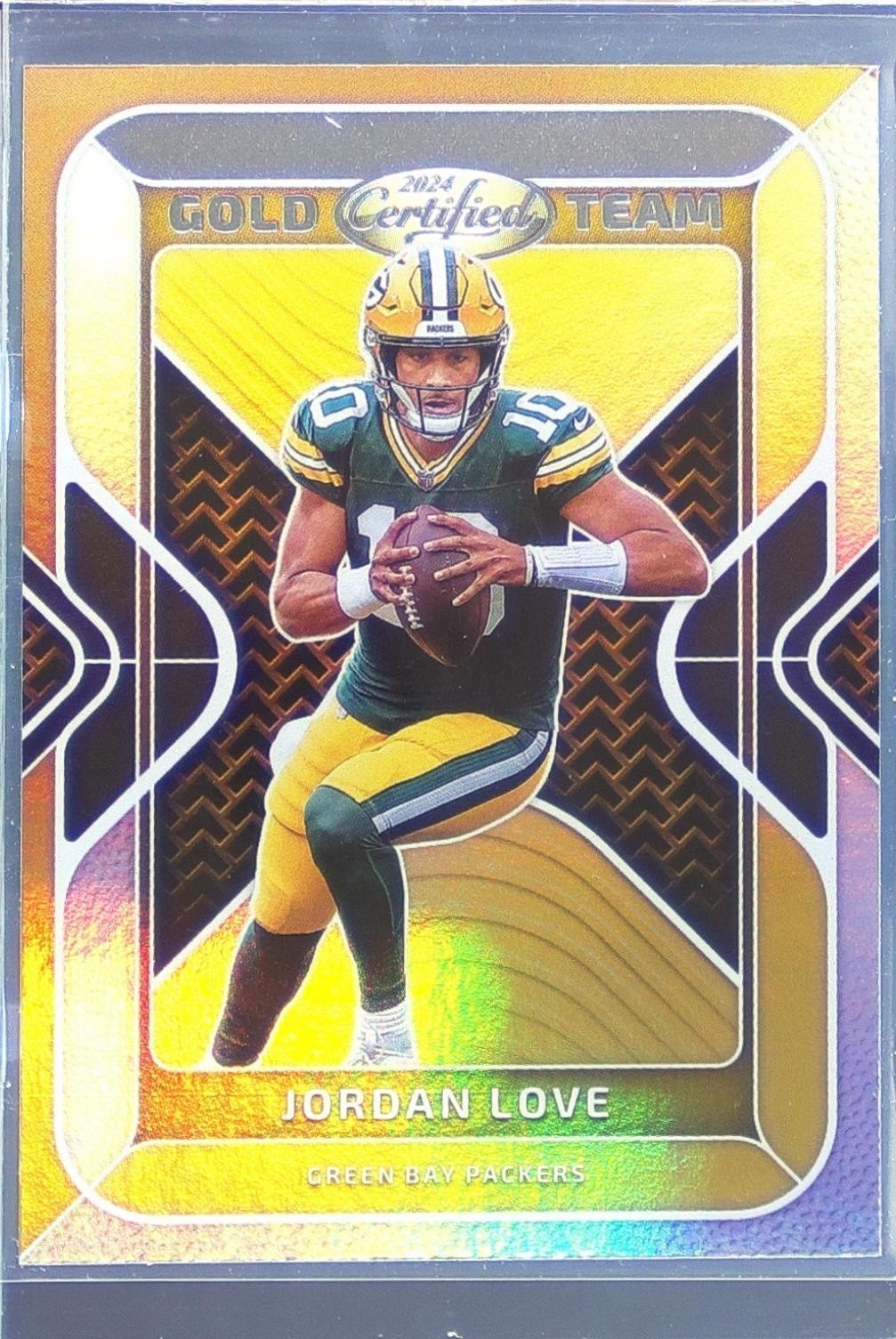 2024 Certified Jordan Love #GT-JLE Packers Gold Team